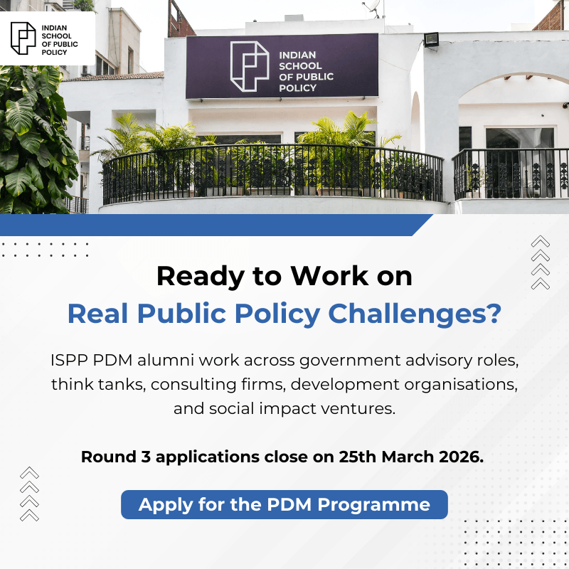 Ready to work on Real Public Policy Challenges