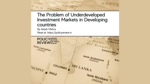 The Problem Of Underdeveloped Investment Markets In Developing Countries 500x281