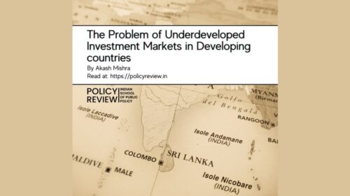 The Problem Of Underdeveloped Investment Markets In Developing Countries 500x281