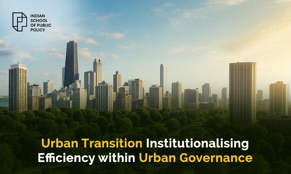 Urban Transition Institutionalising Efficiency within Urban Governance